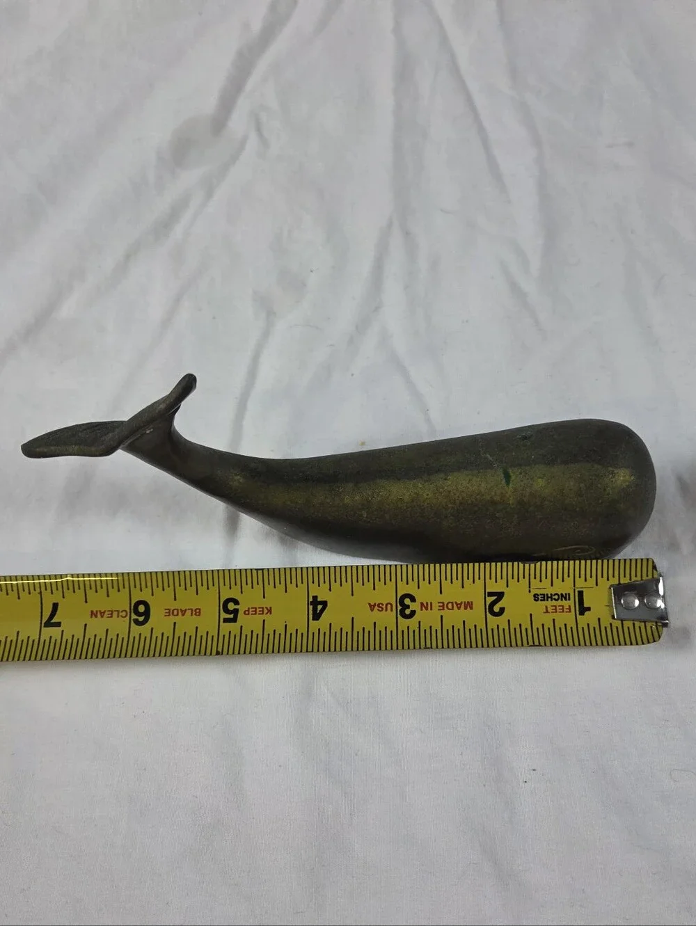 Vintage Brass Whale Figure - Picture 7 of 8